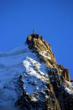 Aiguille Du Midi Dağı’nın Chamonix’ten görünümü